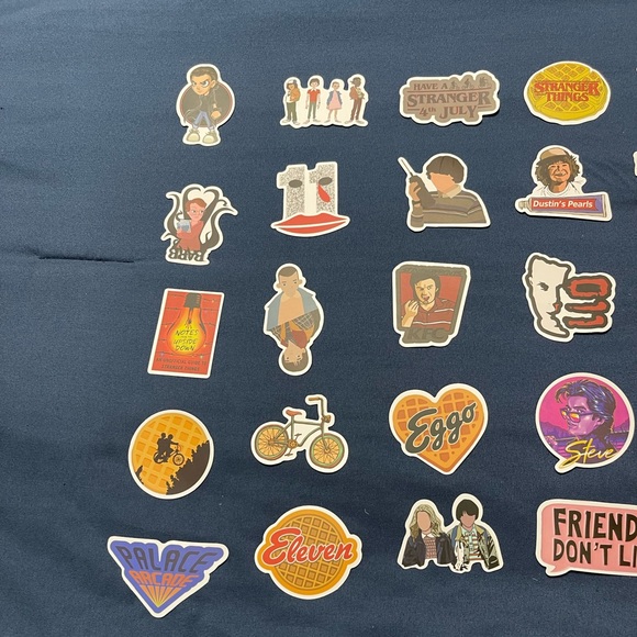 Stranger Things 42 Vinyl Stickers - Picture 3 of 10